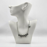 گردنبند زنانه نقره طرح گل بابونه