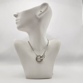 آویز نقره 925 حلقه در حلقه