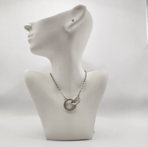 آویز نقره 925 حلقه در حلقه