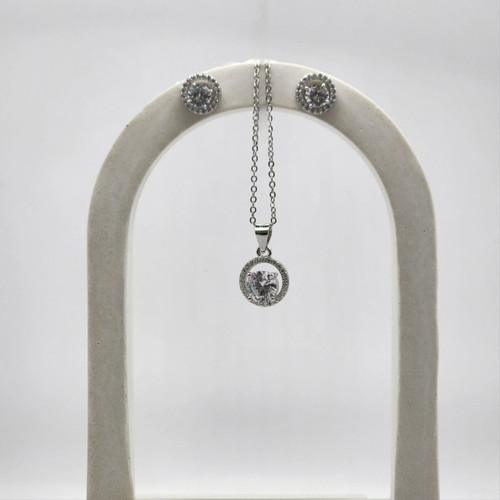 نیم ست زنانه ایتالیایی طرح نگین درخشان