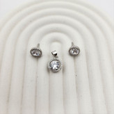 نیم ست زنانه ایتالیایی طرح نگین درخشان