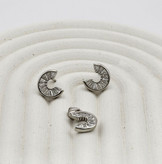 نیم ست زنانه ایتالیایی طرح هلال نگیندار