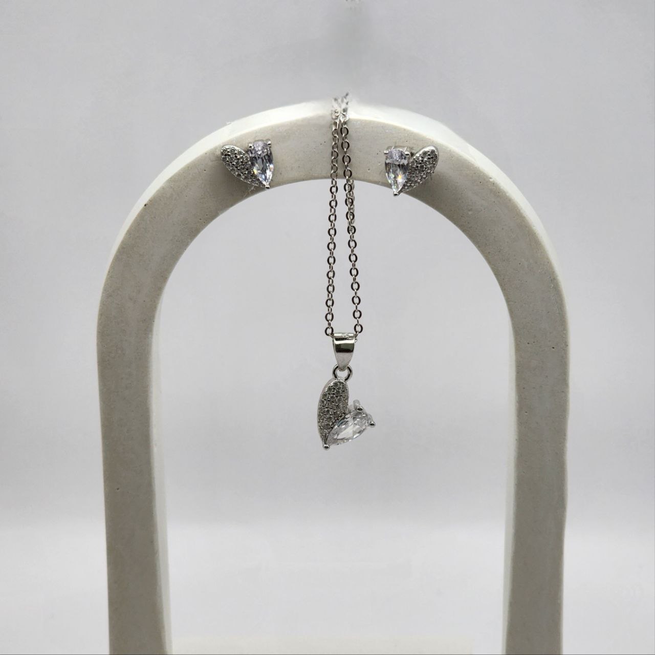 نیم ست  زنانه ایتالیایی طرح قلب