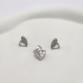 نیم ست زنانه ایتالیایی طرح قلب