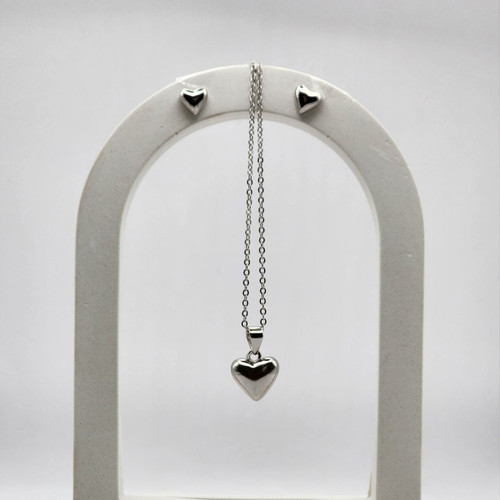 نیم ست زنانه ایتالیایی طرح قلب