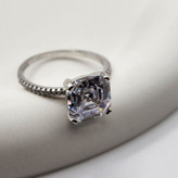 انگشتر تکنگین نقره ۹۲۵